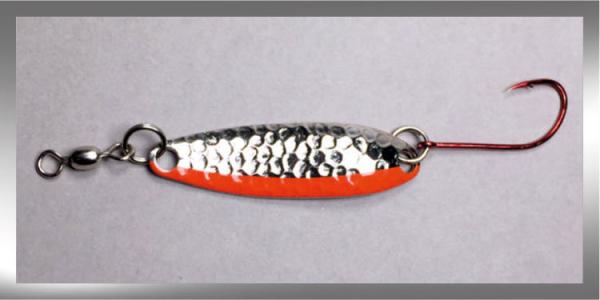 CROC Blinker, Gewicht: 7 Gramm, Farbe: Nickel Fire Stripe von Gibbs Delta